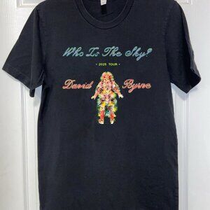 Talking Heads DAVID BYRNE - WHO IS THE SKY TOUR Shirt 159